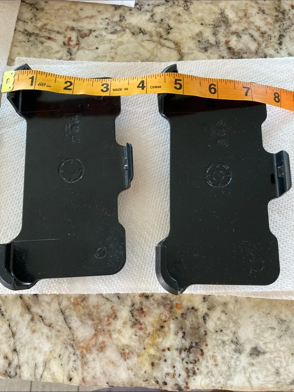 Otterbox Universal Black Plastic Phone Mount Bracket - Set of 2